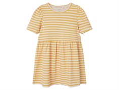 Name It pale marigold striped dress